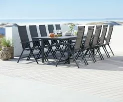 JUTLANDIA MOSS L214/315 Bord Grå + 4 MYSEN Stol Grå -butiken JUTLANDIA 108580