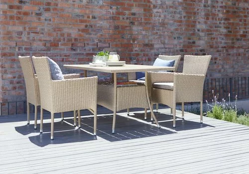 STRIB L150 Bord Natur + 4 AIDT Stol Natur 7 STRIB L150 Bord Natur + 4 AIDT Stol Natur - Bild 5