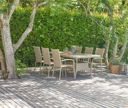 STRIB L200 Bord Natur + 4 GUDHJEM Stol Natur 5 STRIB L200 Bord Natur + 4 GUDHJEM Stol Natur - Bild 3