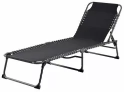 Solsäng HALDEN B60xL189 Svart