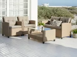 Loungeset MORA 4-sits Natur
