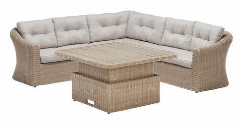 JUTLANDIA Loungeset TAMBOHUSE 5-sits Natur 4 JUTLANDIA Loungeset TAMBOHUSE 5-sits Natur - Bild 2