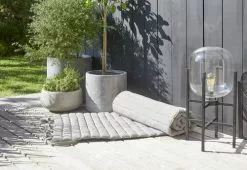 Trädgårdskruka FLUGA Ø42xH42 Grå -butiken JUTLANDIA 123196