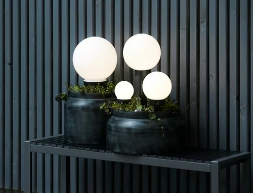 Solcellslampa SOL Ø15xH44 Vit 5 Solcellslampa SOL Ø15xH44 Vit - Bild 3