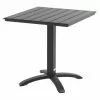 JUTLANDIA Cafébord HOBRO B70xL70 Svart 2 JUTLANDIA Cafébord HOBRO B70xL70 Svart -butiken JUTLANDIA 150041