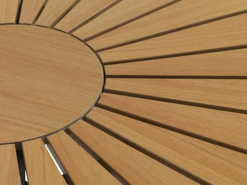 JUTLANDIA RANGSTRUP Ø110 Bord Natur/svart + 4 ILDERHUSE Stol Natur 6 JUTLANDIA RANGSTRUP Ø110 Bord Natur/svart + 4 ILDERHUSE Stol Natur - Bild 4