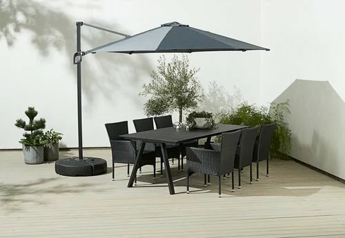 JUTLANDIA Hängparasoll TRONDHEIM Ø300 Grå 4 JUTLANDIA Hängparasoll TRONDHEIM Ø300 Grå - Bild 2