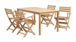 JUTLANDIA VESTERHAVET L150 Bord Teak + 4 VESTERHAVET Stol Teak 10 JUTLANDIA VESTERHAVET L150 Bord Teak + 4 VESTERHAVET Stol Teak -butiken JUTLANDIA 151270
