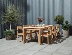 JUTLANDIA VESTERHAVET L210 Bord Teak + 4 VESTERHAVET Stol Teak 14 JUTLANDIA VESTERHAVET L210 Bord Teak + 4 VESTERHAVET Stol Teak -butiken JUTLANDIA 151470