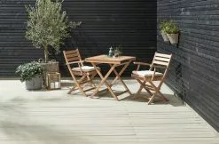 JUTLANDIA VESTERHAVET L70 Bord Teak + 2 VESTERHAVET Klappstol Teak 11 JUTLANDIA VESTERHAVET L70 Bord Teak + 2 VESTERHAVET Klappstol Teak -butiken JUTLANDIA 151480