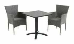 JUTLANDIA Cafébord HOBRO B70xL70 Grå 6 JUTLANDIA Cafébord HOBRO B70xL70 Grå -butiken JUTLANDIA 156558