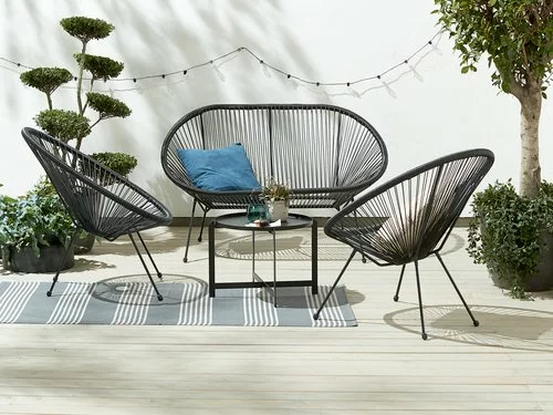 Loungestol UBBERUP Svart 6 Loungestol UBBERUP Svart - Bild 4