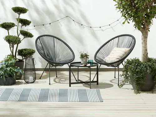 Loungestol UBBERUP Svart 7 Loungestol UBBERUP Svart - Bild 5