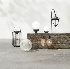 Solcellslampa HAVSVALE Ø20xH29 Klar 14 Solcellslampa HAVSVALE Ø20xH29 Klar -butiken JUTLANDIA 165203