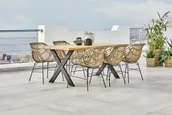 JUTLANDIA ELLEKILDE L180 Bord Teak + 4 ILDERHUSE Stol Natur 10 JUTLANDIA ELLEKILDE L180 Bord Teak + 4 ILDERHUSE Stol Natur -butiken JUTLANDIA 178471