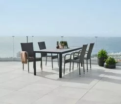 JUTLANDIA Bord PINDSTRUP B90xL205 Grå -butiken JUTLANDIA 178687