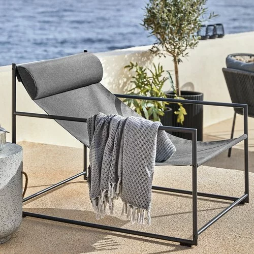 Loungestol OPPSAL Grå 5 Loungestol OPPSAL Grå - Bild 3