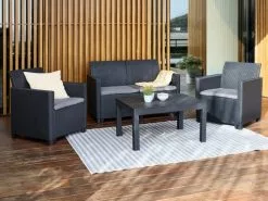 Loungeset MOLDE 4-sits Grå