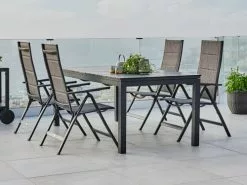 JUTLANDIA Bord VATTRUP B95xL206/319 Svart -butiken JUTLANDIA 182263 1