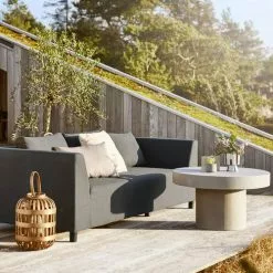 JUTLANDIA Loungesoffa ODDE 3-sits Mörkgrå Allväders -butiken JUTLANDIA 182643