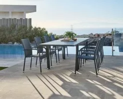 JUTLANDIA VATTRUP L170/273 Bord Svart + 4 GUDHJEM Stol Svart -butiken JUTLANDIA 186362