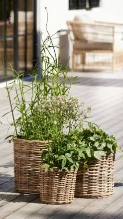 Trädgårdskruka SANSEBIE Ø25/33/40 3/st -butiken JUTLANDIA 194469