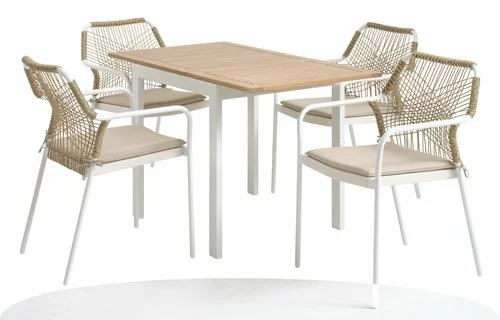 JUTLANDIA Bord RAMTEN B70xL75/126 Hårdträ 4 JUTLANDIA Bord RAMTEN B70xL75/126 Hårdträ - Bild 2