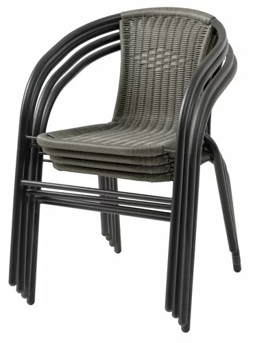 Stapelstol GRENAA Svart 4 Stapelstol GRENAA Svart - Bild 2