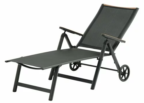 JUTLANDIA Solsäng BREDSTEN B79xL187 Svart 3 JUTLANDIA Solsäng BREDSTEN B79xL187 Svart