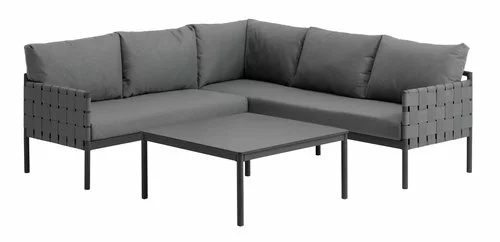 JUTLANDIA Loungeset IANO 5-sits Grå 4 JUTLANDIA Loungeset IANO 5-sits Grå - Bild 2