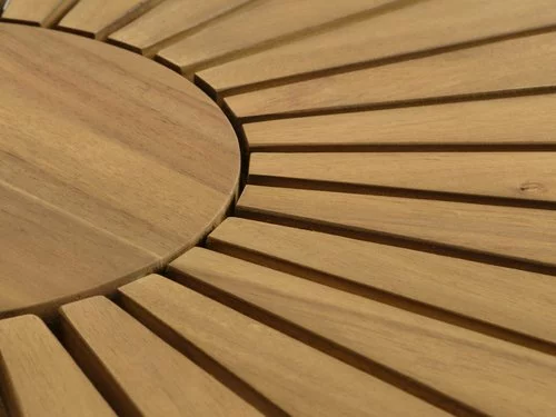 Bord BASTRUP Ø120 Natur/svart 5 Bord BASTRUP Ø120 Natur/svart - Bild 3