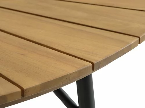 Bord BASTRUP Ø120 Natur/svart 6 Bord BASTRUP Ø120 Natur/svart - Bild 4
