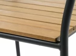 Stapelstol BASTRUP Natur/svart -butiken JUTLANDIA 199160