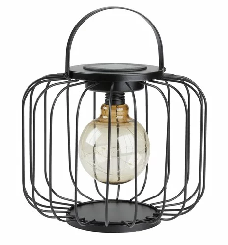 Solcellslampa RUGDE Ø24xH29 Svart 3 Solcellslampa RUGDE Ø24xH29 Svart