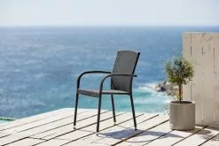 Stapelstol HALDBJERG Svart -butiken JUTLANDIA 200278