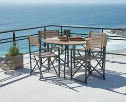 JUTLANDIA Bord RANGSTRUP Ø110 Natur/svart 12 JUTLANDIA Bord RANGSTRUP Ø110 Natur/svart -butiken JUTLANDIA 201569