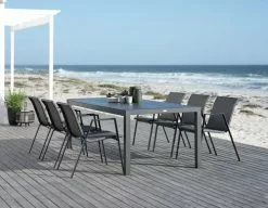 JUTLANDIA HAGEN L214 Bord Grå + 4 DOVERODDE Stol Grå 7 JUTLANDIA HAGEN L214 Bord Grå + 4 DOVERODDE Stol Grå -butiken JUTLANDIA 201775