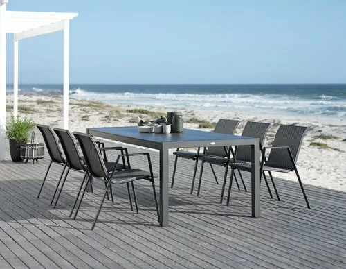 JUTLANDIA HAGEN L214 Bord Grå + 4 DOVERODDE Stol Grå 5 JUTLANDIA HAGEN L214 Bord Grå + 4 DOVERODDE Stol Grå - Bild 3