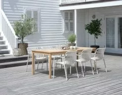 JUTLANDIA Bord VESTERHAVET B90xL210 Teak -butiken JUTLANDIA 201788