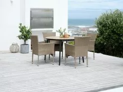 JUTLANDIA TAGEHOLM L120/170 Bord Natur + 4 AIDT Stol Natur 11 JUTLANDIA TAGEHOLM L120/170 Bord Natur + 4 AIDT Stol Natur -butiken JUTLANDIA 201825