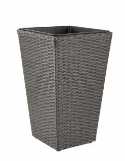 Trädgårdskruka BLOMMOR B31xL31xH50 Grå 7 Trädgårdskruka BLOMMOR B31xL31xH50 Grå -butiken JUTLANDIA 202843