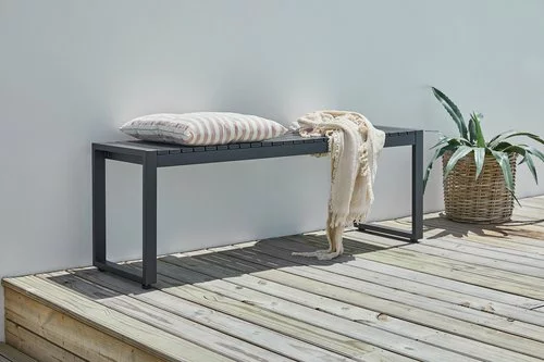 Bänk SAUNTE B120xD35 Svart 7 Bänk SAUNTE B120xD35 Svart - Bild 5