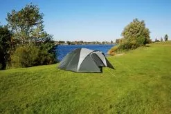 Tält LAMMEFJORD 4-manna Oliv/grå -butiken JUTLANDIA 204603