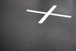 Studsmatta FALK Ø305 M/nät Svart -butiken JUTLANDIA 80049 1