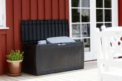 Dynbox BISNAP B117xH58xD45 Svart -butiken JUTLANDIA 87570