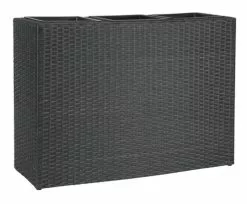 Blomlåda STOKKAND B30xL83xH60 Svart -butiken JUTLANDIA 94304